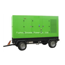Generador diesel silencioso montado remolque de 12.5kVA a 625kVA